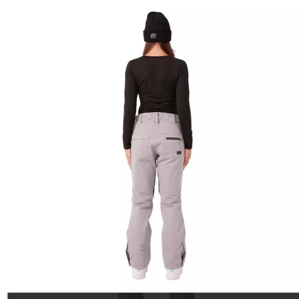 Roxy Womens Grey Nadia Snowboard Ski Pants Adjustable Waist Insulated Small S - Picture 2 of 16